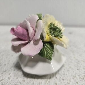 Vintage Handmade Radnor Bone China Flower Decor Staffordshire England Home Accen